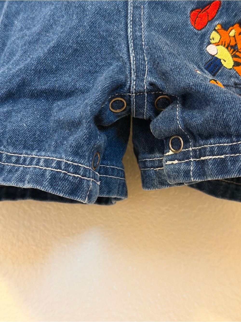 Vintage 18m Winnie the Pooh & Tigger Baseball Overalls - Picture 5 of 8